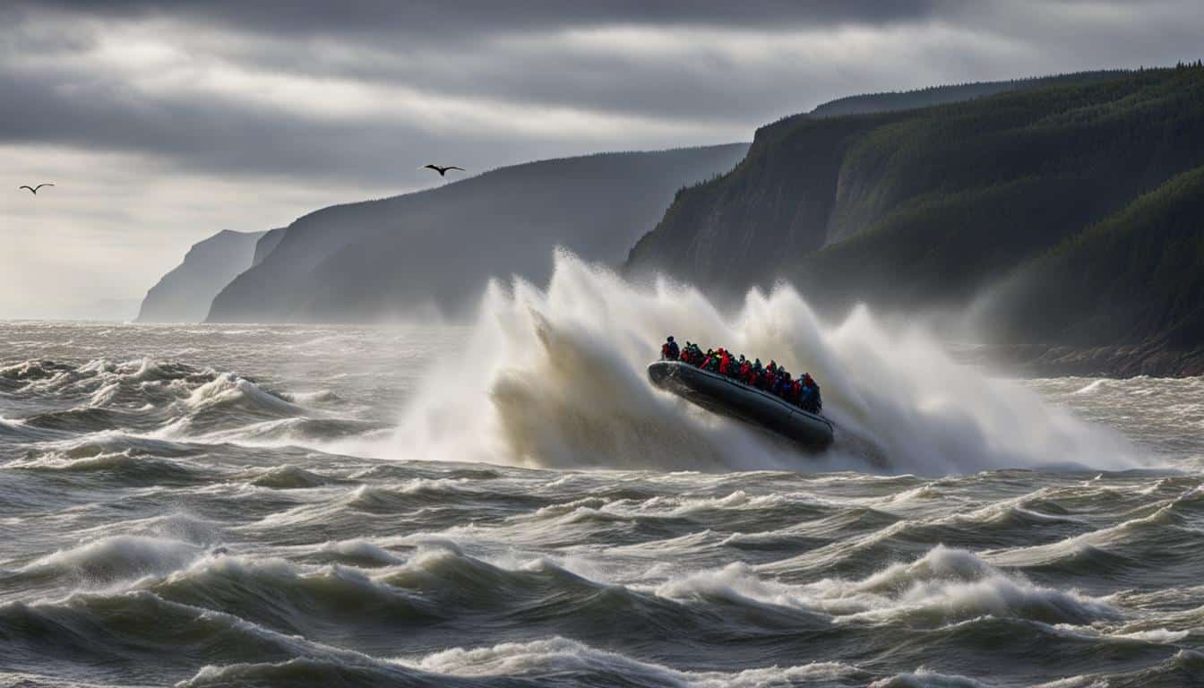 Tidal Bore Rafting and Whale Watching in Nova Scotia