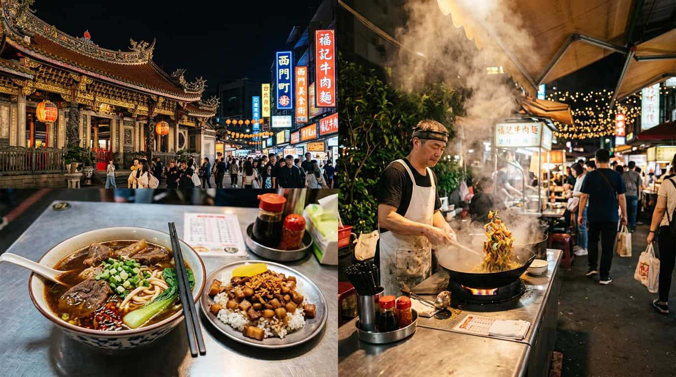 A Culinary Itinerary From Longshan To Ximending