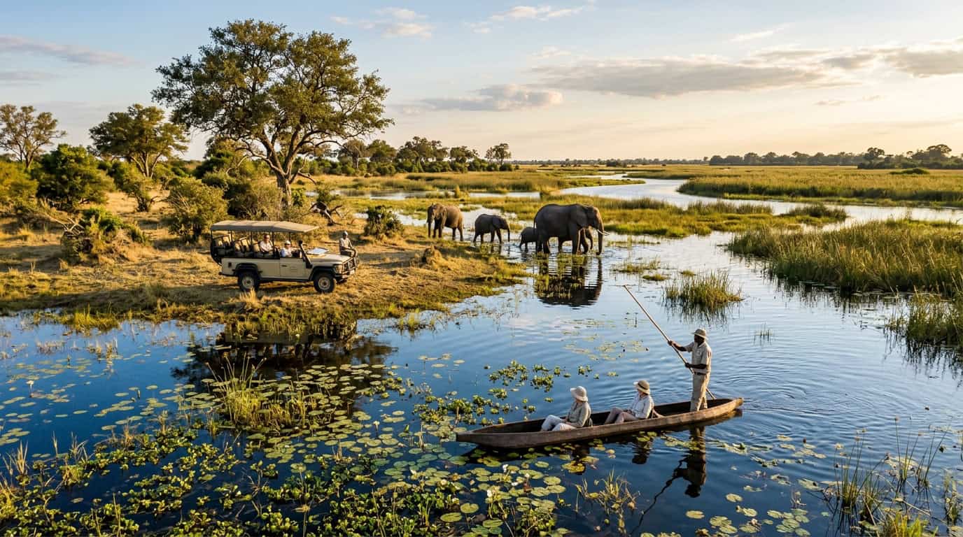 Floating Through Paradise: My Ultimate Guide To The Botswana Okavango Delta A Four Day Water And Land Itinerary