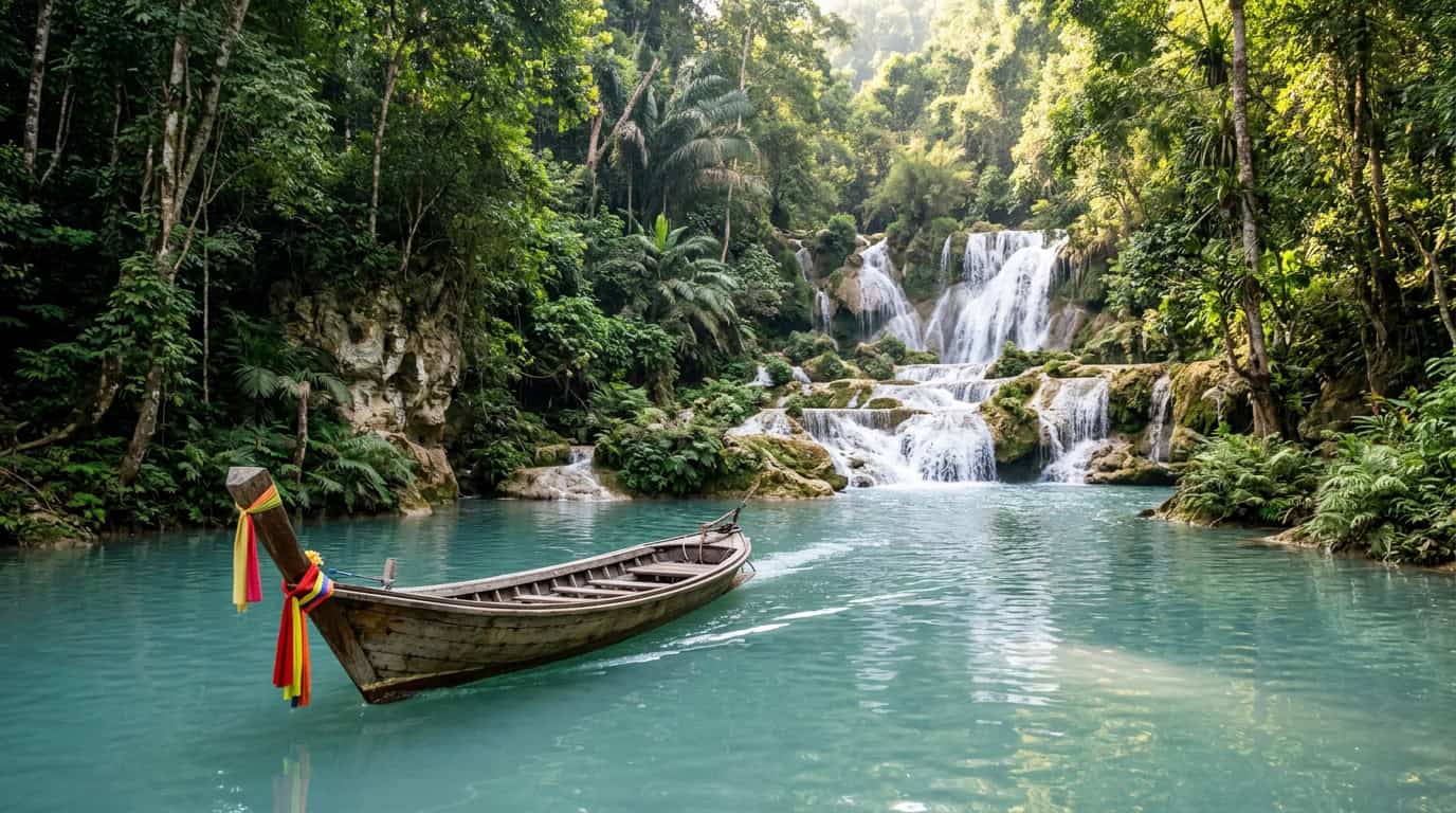 Boating To The Hidden Cascades Of Tad Sae
