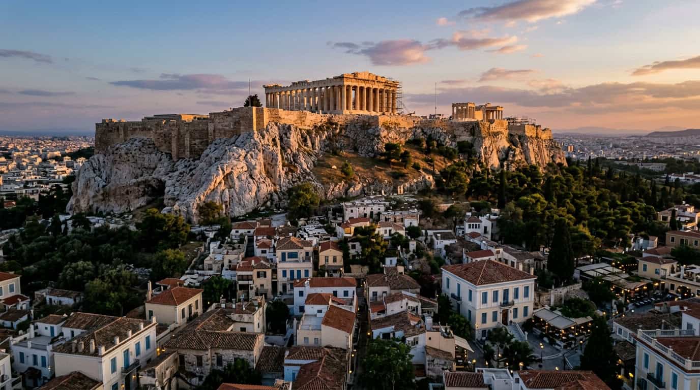 Day One: Acropolis, Museum, and Plaka in the Evening
