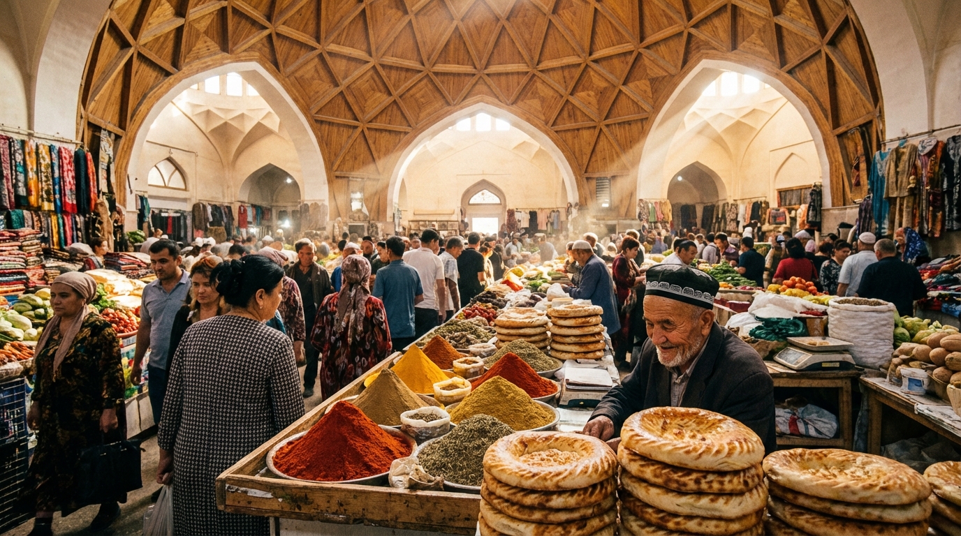 Days 1 And 2: Bustling Bazaars In Tashkent