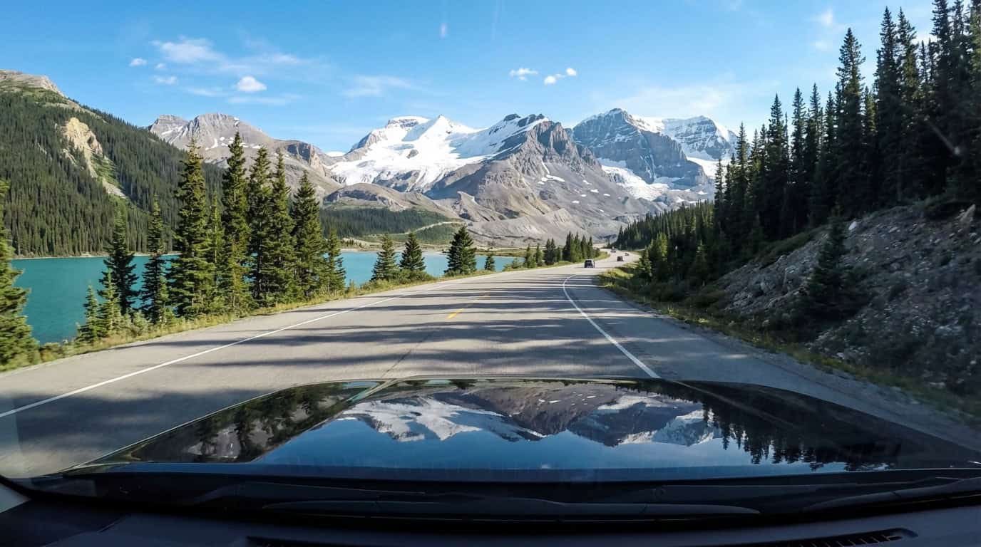 Driving the Spectacular Icefields Parkway Northbound