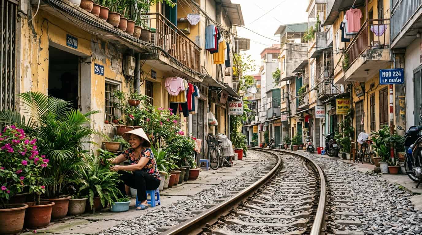 Exploring The Authentic Ngõ 224 Lê Duẩn Section