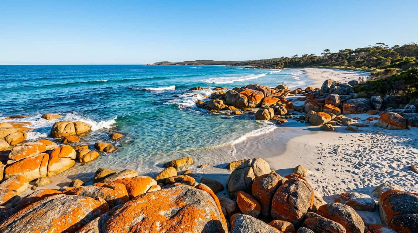 Chasing Turquoise Waters Along The Tasmanian East Coast Exploring The Sun-Drenched Bay Of Fires Coastline