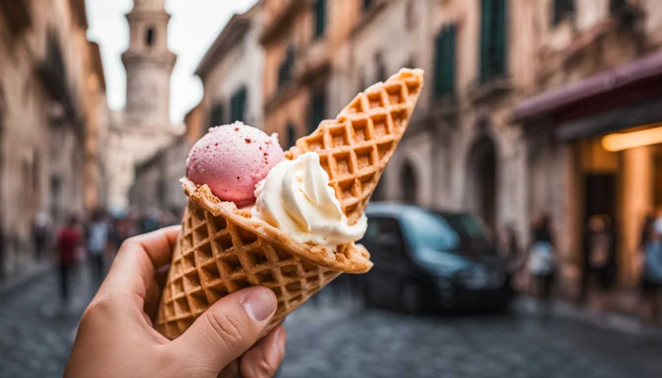 gelato in Rome