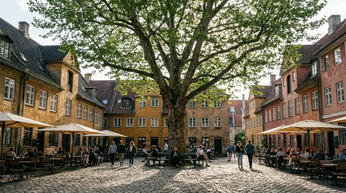 Gråbrødretorv: A Hidden Square With a Plane Tree
