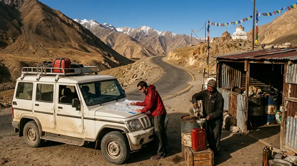 Ladakh Road Trip: Routes, Acclimatization and Permits Guide How Do You Plan Fuel, Signal and Road Conditions?