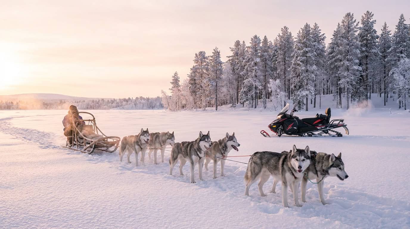 The Ultimate Lapland Winter Itinerary For A Magical Arctic Adventure Husky Safaris And Snowmobile Trails Through Inari