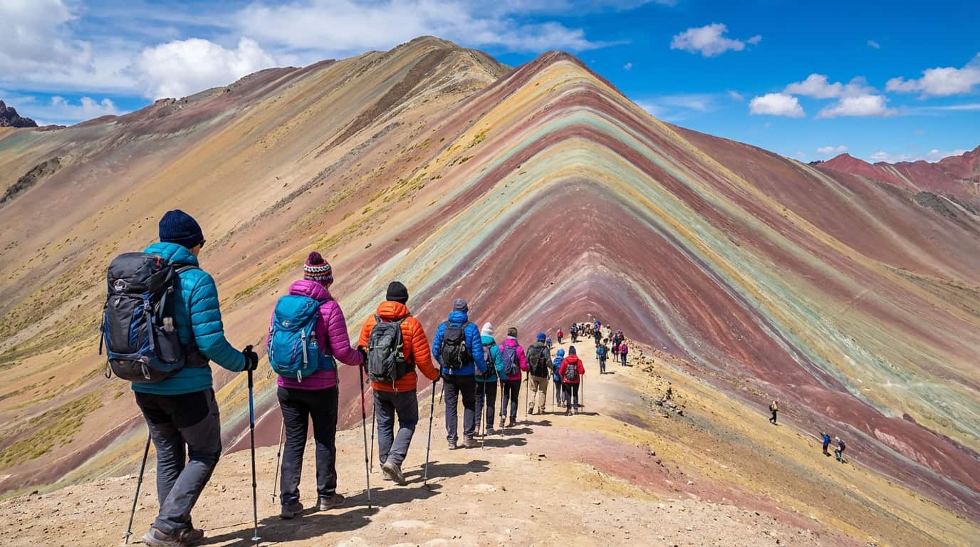 The Challenge of Hiking Rainbow Mountain