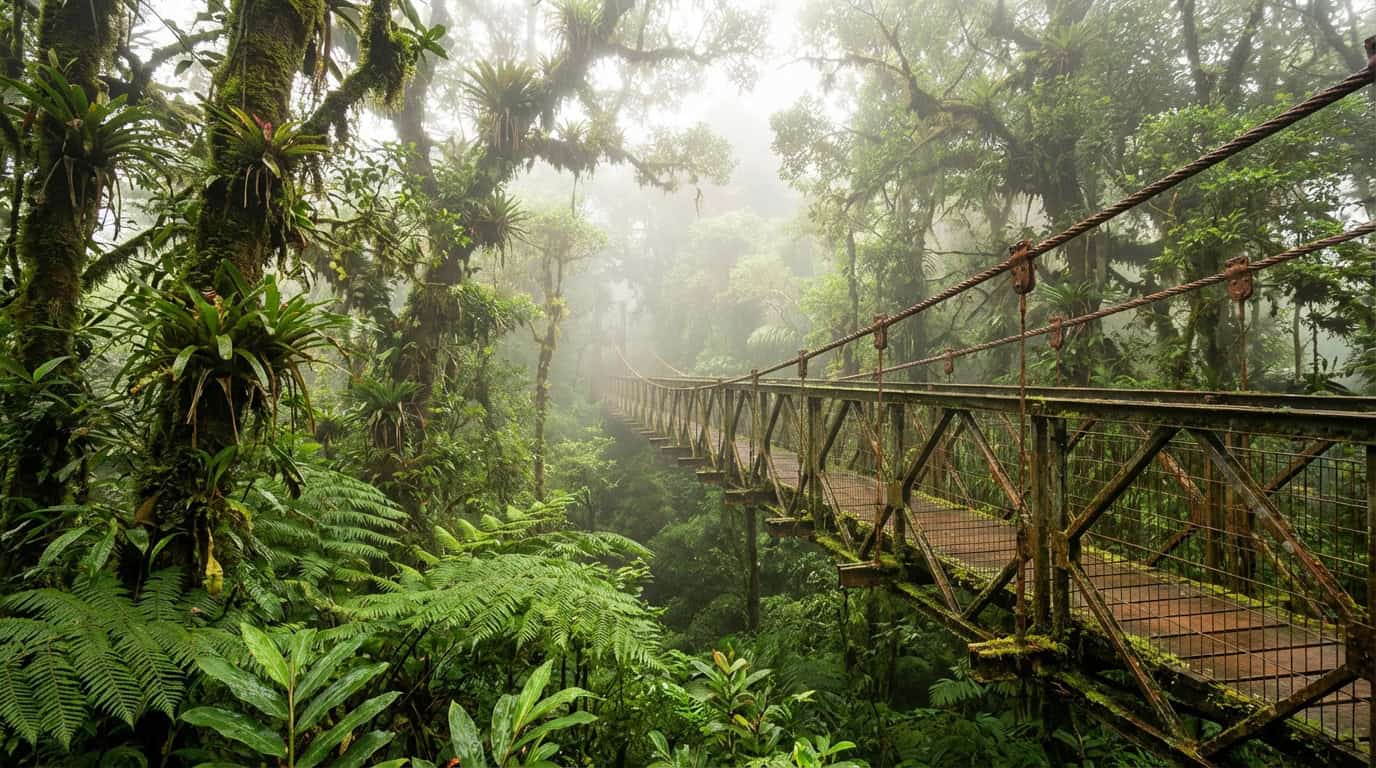 Walking Among the Clouds in Monteverde