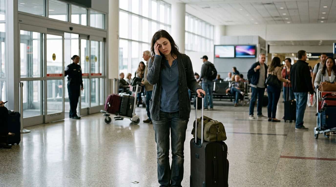 International Airport Arrival And Jet Lag