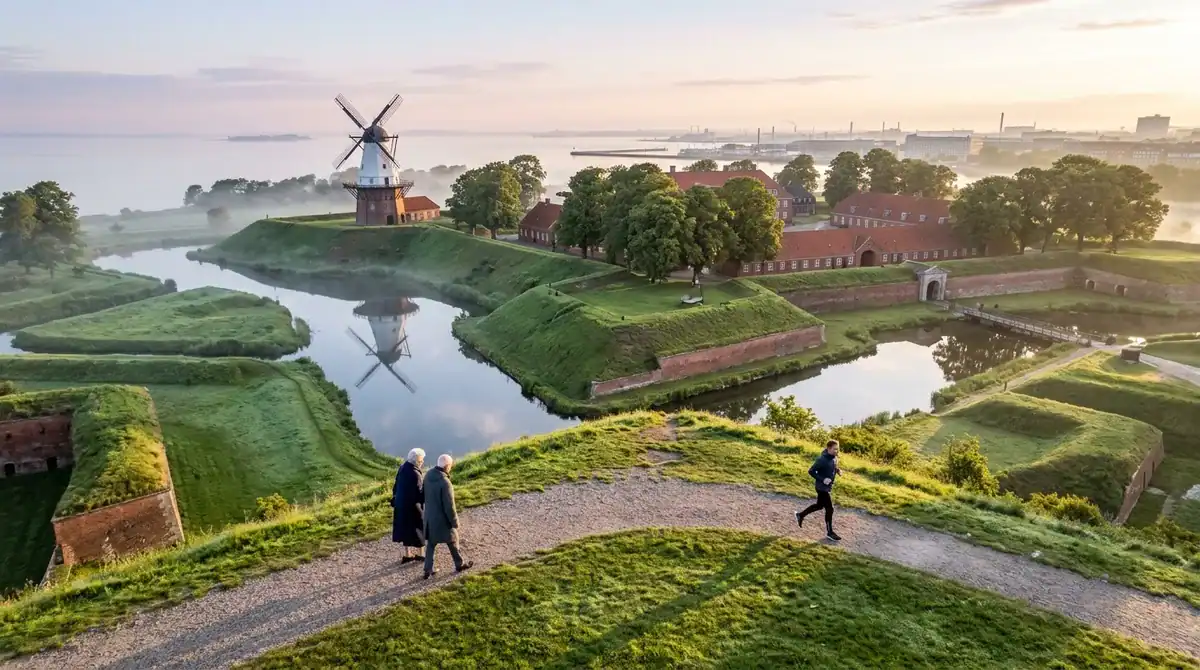 Kastellet: A Star-Shaped Fortress for Morning Walks