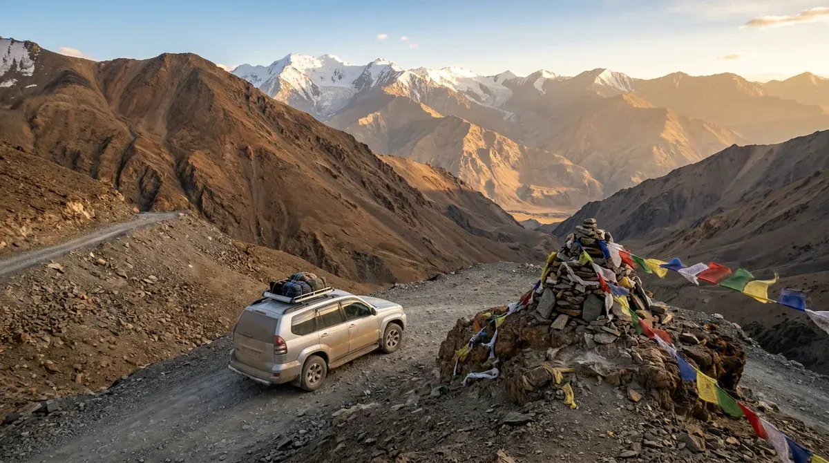ladakh road trip routes acclimatization and permit 1793199922937
