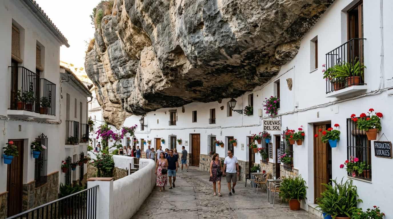 Living Under The Rocks In Setenil De Las Bodegas