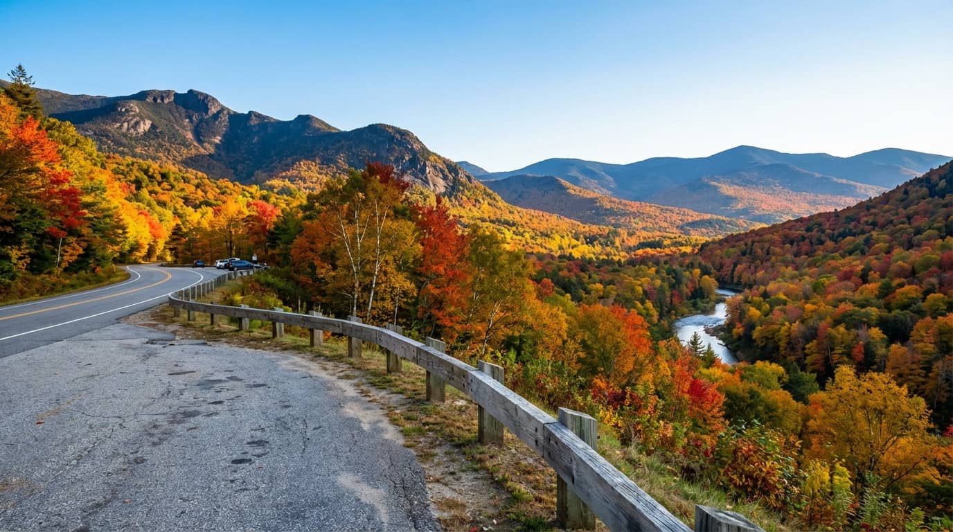 Mountain Vistas Along the Kancamagus Highway