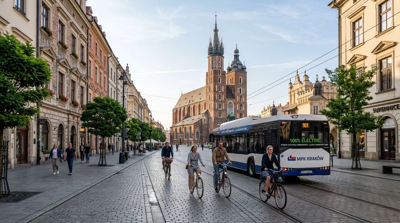 Step Into The Medieval Magic Of Krakow Old Town Navigating The Clean Transport Zone