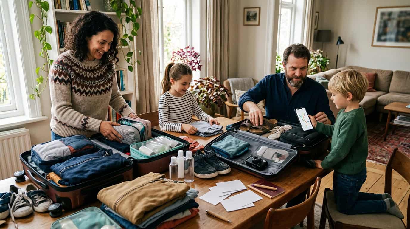 Prepare Family Travel Logistics