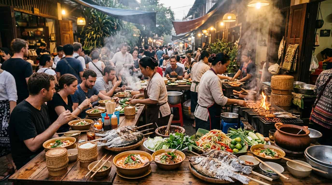 Savory Secrets Of The Luang Prabang Food Alley