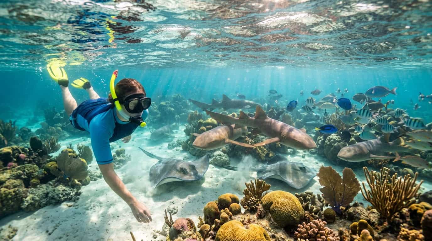 Snorkeling The Hol Chan Marine Reserve And Shark Ray Alley