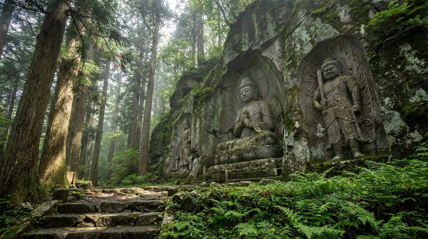 Spiritual Solitude Among The Kunisaki Peninsula Stone Carvings