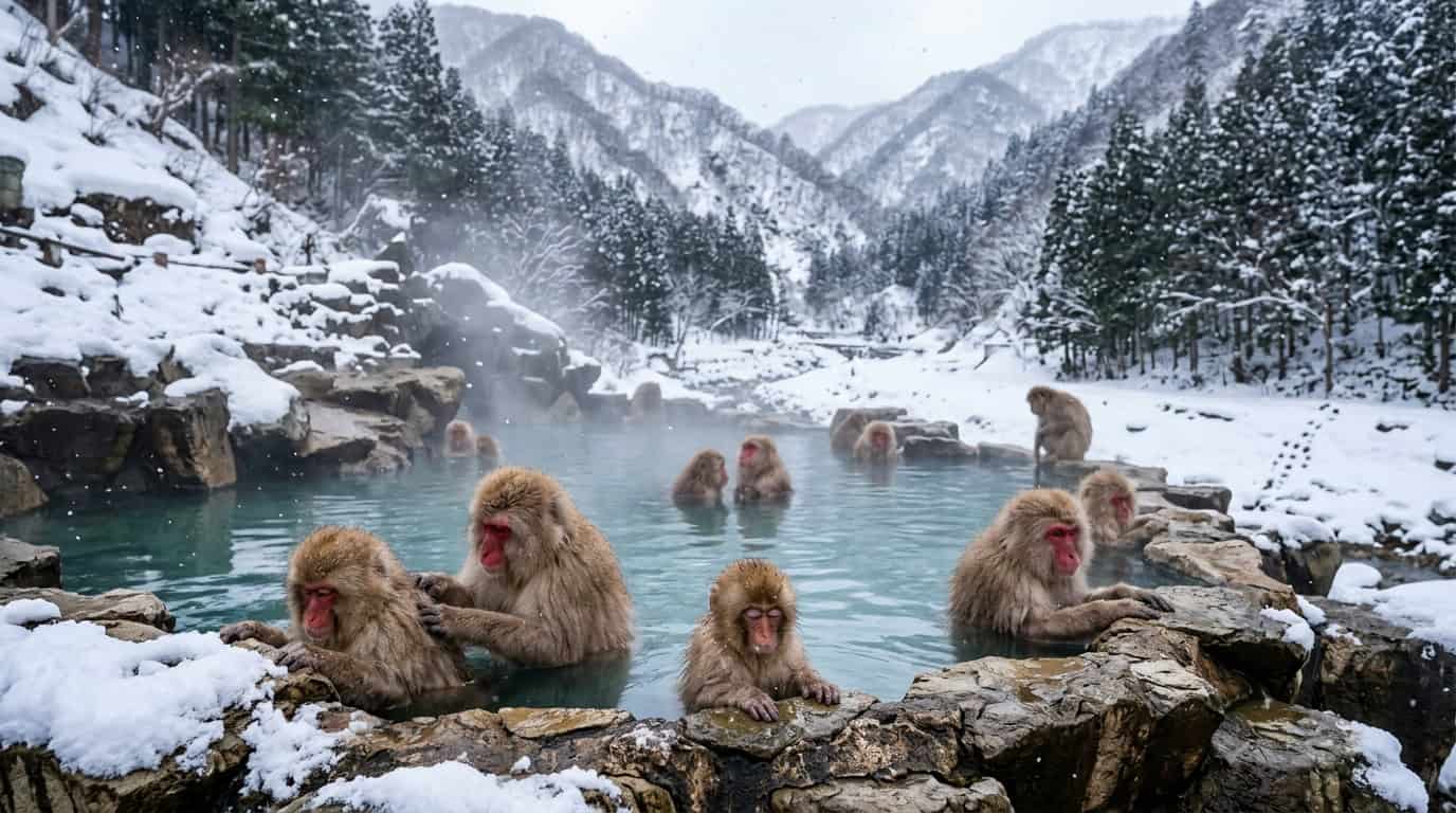 Steaming Onsens And The Iconic Jigokudani Snow Monkeys