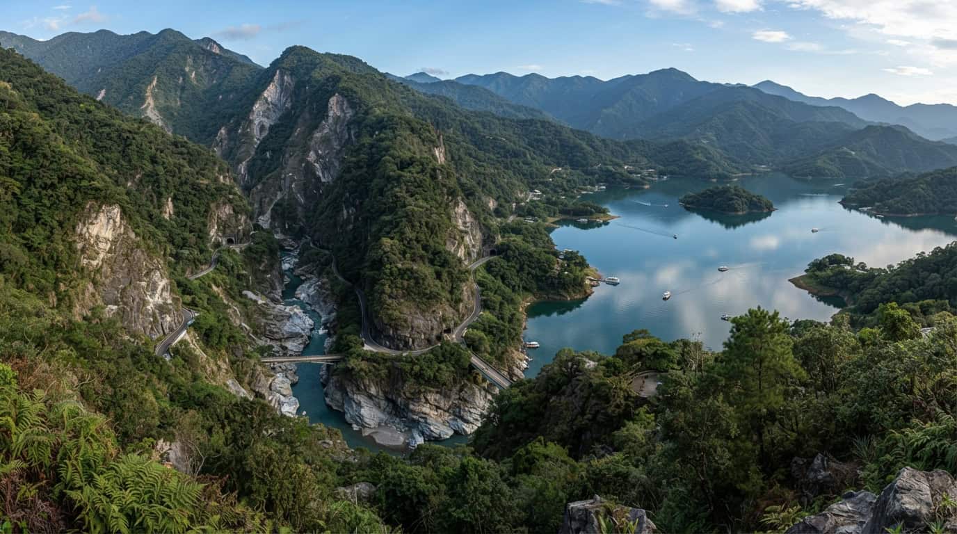 Taroko Gorge And Sun Moon Lake