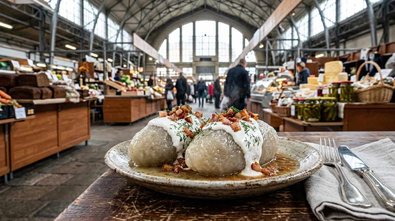 Tasting Local Flavors At The Riga Central Market Zeppelins
