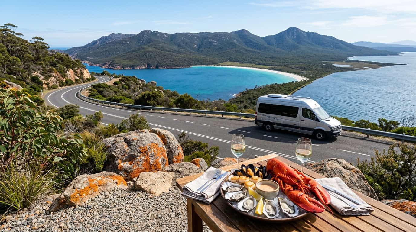 The Ultimate Tasmania Road Trip Itinerary For Foodies And Nature Lovers The Great Eastern Drive Coastal Highlights And Seafood Trails