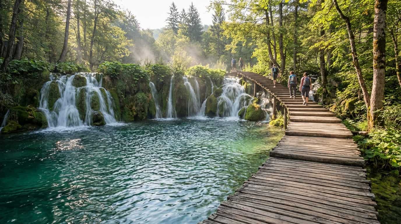 The Ultimate Croatia Travel Itinerary: From Medieval Walls to Turquoise Lakes Venturing Inland to Plitvice Lakes National Park
